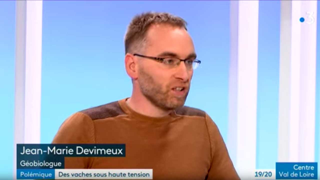 Jean Marie Devimeux, géobiologue membre de la CNG l’invité du 19/20 France 3 Centre